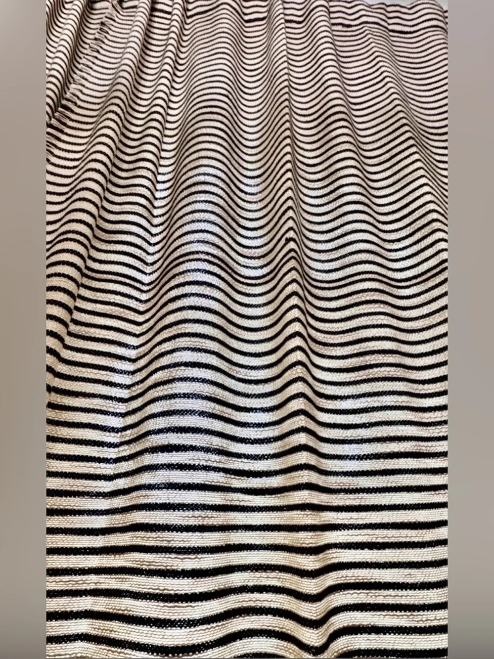 Anthropologie 96” Luxe Linen Blend Woven Curtain